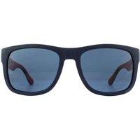 Tommy Hilfiger Men's Rectangle Blue Blue Sunglasses