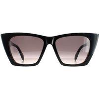 Alexander McQueen Women's Cat Eye Black Grey AM0299S
