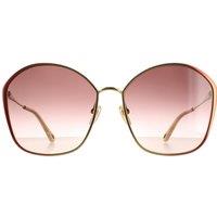 Chloe Women's Square Dark Brown Gold Brown Gradient CH0015S