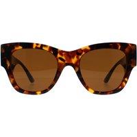 Versace Women's Cat Eye Havana Dark Bronze VE4415U in Brown