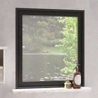 Berkfield Home Magnetic Insect Screen for Windows Anthracite 120x140 cm in Black