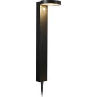 Nordlux Modern Outdoor Garden Post Black Stainless steel SolarLed Light, IP44