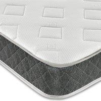 Starlight Beds Essentials Jump n Tac 18cm Hybrid Memory Foam Spring Mattress Soft Feel in White | Size: Double