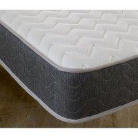 Starlight Beds 18cm WaveFlex Hybrid Memory Foam Spring Mattress CoolTouch Cover in White | Size: Small Double
