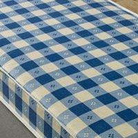 Starlight Beds Budget Plus Spring Mattress 6.5 Inch Deep Extra Filling Durable Design in Blue | Size: Small Single