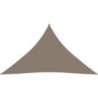 Sunshade Sail Oxford Fabric Triangular 2.5x2.5x3.5 m Taupe