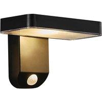 Nordlux Modern Outdoor Wall Light Black Plastic Sensor SolarLed - Battery, IP44