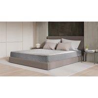 Starlight Beds Memory Foam Hybrid Spring Mattress 7.25 Inch Deep Coil Spring Core in White | Size: Single