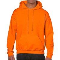 Gildan Men's Heavy Blend Hoodie in Burnt Orange | Size: Large