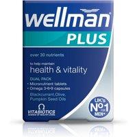 Vitabiotics Men's Wellman Plus Omega 3-6-9 - 56 Capsules in Clear