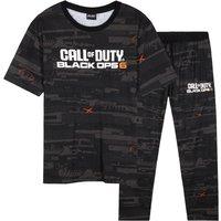 Call of Duty Men's Pyjama Set in Black | Size: Medium