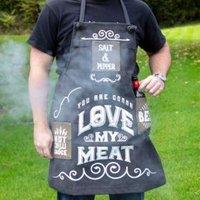 Boxer Gifts Men's Love My Meat BBQ Cooking Apron For Men - BBQ Gift