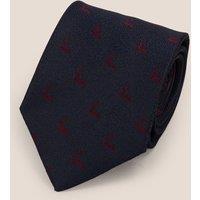 Oswin Hyde Men's Stag Blue Tie