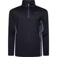 Fazer Men's Hartford Half Zip Golf Mid Layer in Black | Size: 2XL