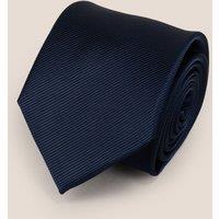 Oswin Hyde Men's Navy Ribbed Tie