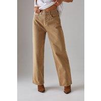 Warehouse Women's Washed Low Rise Denim Boyfriend Jean in Stonewash | Size: 12