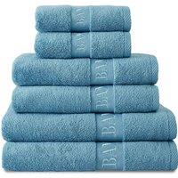 GAVENO CAVAILIA 2 Pack Bamboo Towel in Blue | Size: Bath Sheet