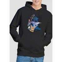 Star Trek Feline Galaxy Hoodie, Black | Size: Medium