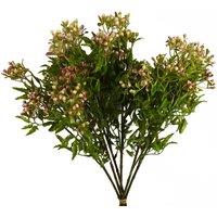 Pegdev Pack of 6 55cm Artificial Foliage Stem with Pink Berries