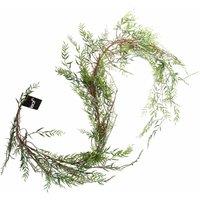 Leaf 200cm Artificial Garland Trailing Hanging Willow Plant Realistic in Green