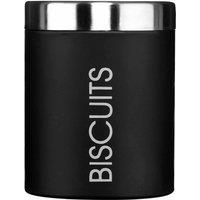 Premier Housewares Biscuit Storage Canister Black
