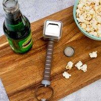 Menkind Marvel Thor's Hammer Bottle Opener in Metallic Silver