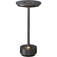 Harper Living Cordless Rechargeable LED Table Lamp, Colour Changing & Dimmable in Black