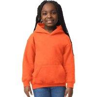 Gildan Heavy Blend Hooded Sweatshirt in Orange | Size: 9-10 Years
