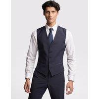 Ted Baker Men's Premium Navy Panama Waistcoat | Size: 46R