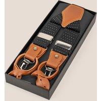 Oswin Hyde Men's Combination Braces for Men in Black