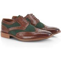 CATESBY ENGLAND Men's Spey Premium Leather Brogue Shoes in Brown | Size: 12