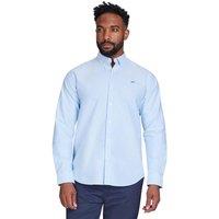 Raging Bull Men's Long Sleeve Classic Oxford Shirt in Light Blue | Size: XL