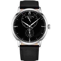 Cabaletta 3969 Dress Watch Quartz 42mm With 24 Hour Sub-Dial Leather strap