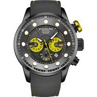 4054 Aquatic Force Chronograph Watch Silicone Strap 50mm 10 ATM Water Resistant