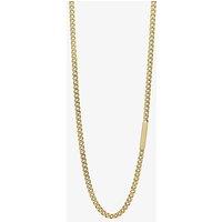 Fred Bennett Men's Gold Tone Stainless Steel Plate Curb Chain N4648