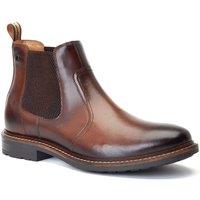 Base London Men's Bloom Chelsea Boot in Dark Brown | Size: 7