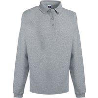 Russell Men's Europe Heavy Duty Collar Sweatshirt in Grey | Size: Small