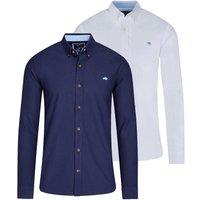 Raging Bull Men's Classic 2 Pack Long Sleeve Oxford Shirt | Size: XL
