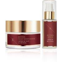 Erth Skin London Women's Retinol Serum 30ml + Night Moisturizer 50ml - Anti-Aging Duo in White