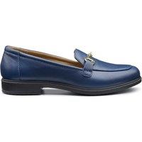 Hotter Women's Wide Fit 'Clovelly' Loafers in Mid Navy | Size: 4