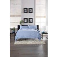 The Lyndon Company Gingham Duvet Cover Set - Soft & Breathable Cotton with Double Piped Edges in Blue
