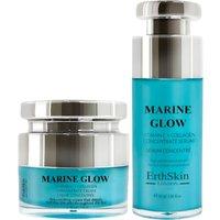 Erth Skin London Marine Glow Set: Vitamin C Serum 30ml + Marine Collagen Cream 50ml in White