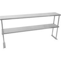 Monstershop Kukoo Double Tier Steel Over-Shelf 1500mm in Silver