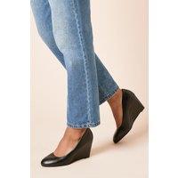 Dorothy Perkins Women's Duke Wedge Court Shoes in Black | Size: 7