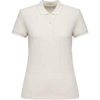 Native Spirit Women's Pique Polo Shirt in Ivory | Size: XL