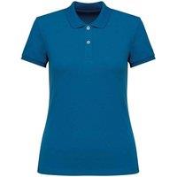 Native Spirit Women's Pique Polo Shirt in Cobalt | Size: XL