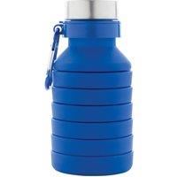 XD Design Collapsible Silicone 550ml Bottle in Blue