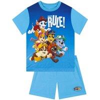 Paw Patrol Boy's These Pups RULE Short Pyjamas in Blue | Size: 4-5 Years