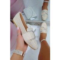 Crystal Imperial Suede Loafers