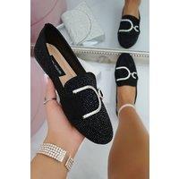 Crystal Imperial Suede Loafers